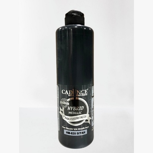 Siyah Cadence Metalik  Multisurface Akrilik Boya HM820 500ML