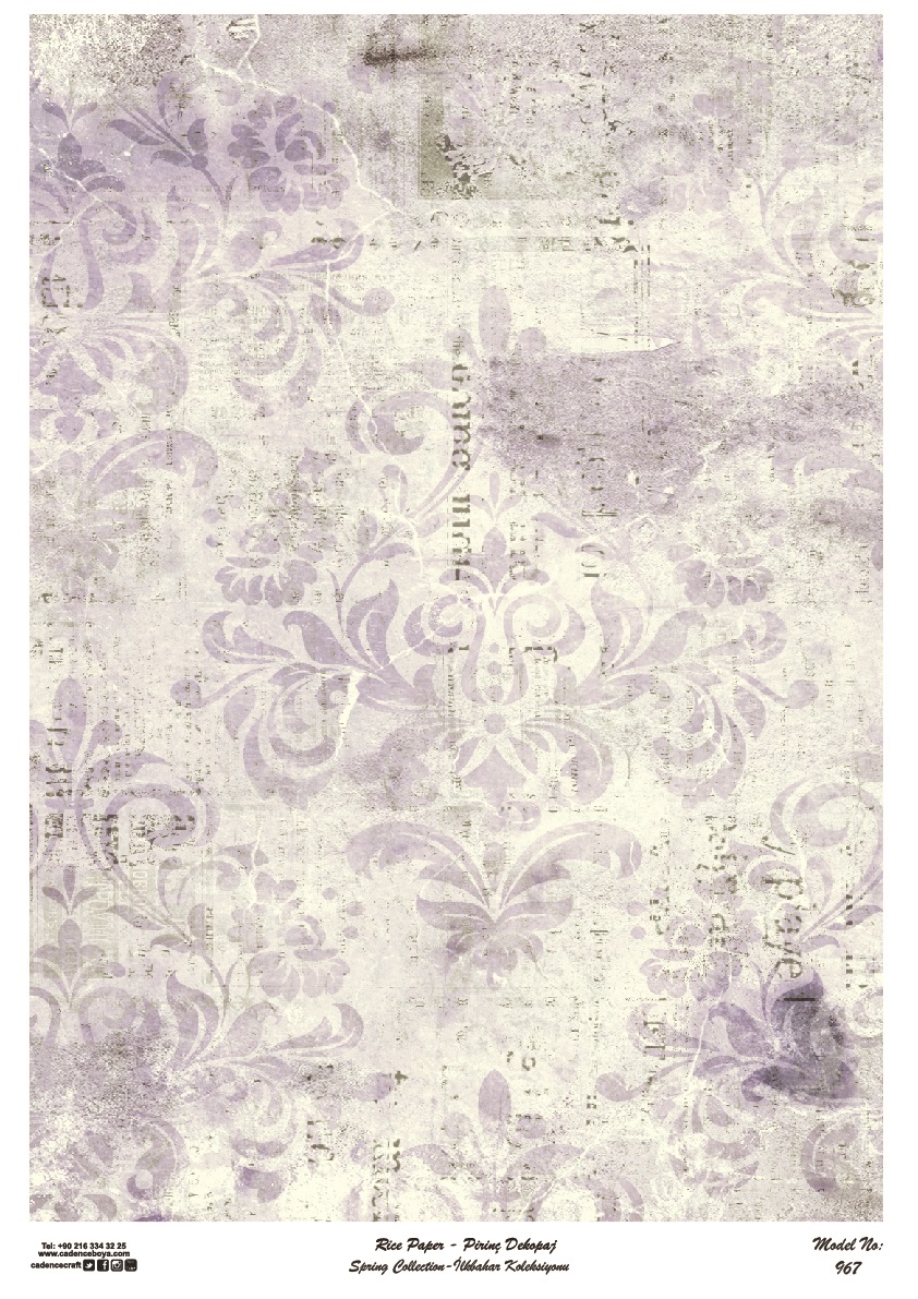 Cadence Pirinç Dekopaj - Model 967