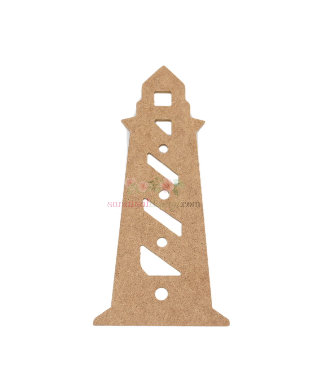 Ahşap Deniz Feneri Figürü (MDF Obje)