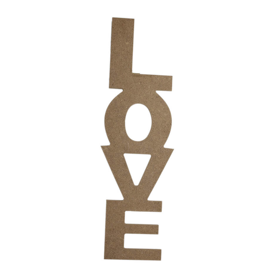 LOVE Dekoratif  - (MDF Obje)
