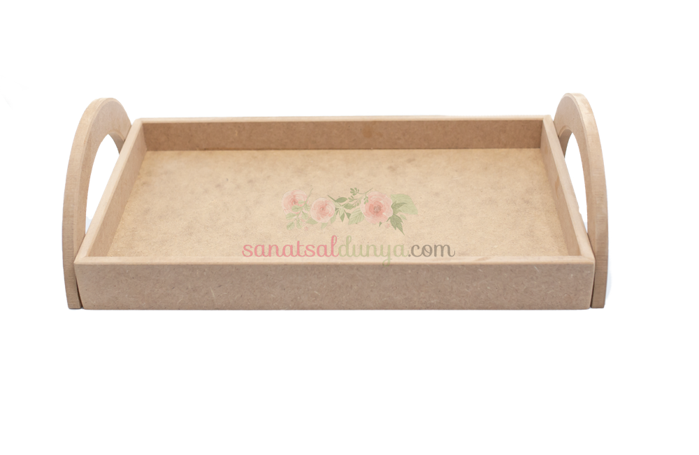 Modern Kahve Tepsi 35x18 (MDF) T10