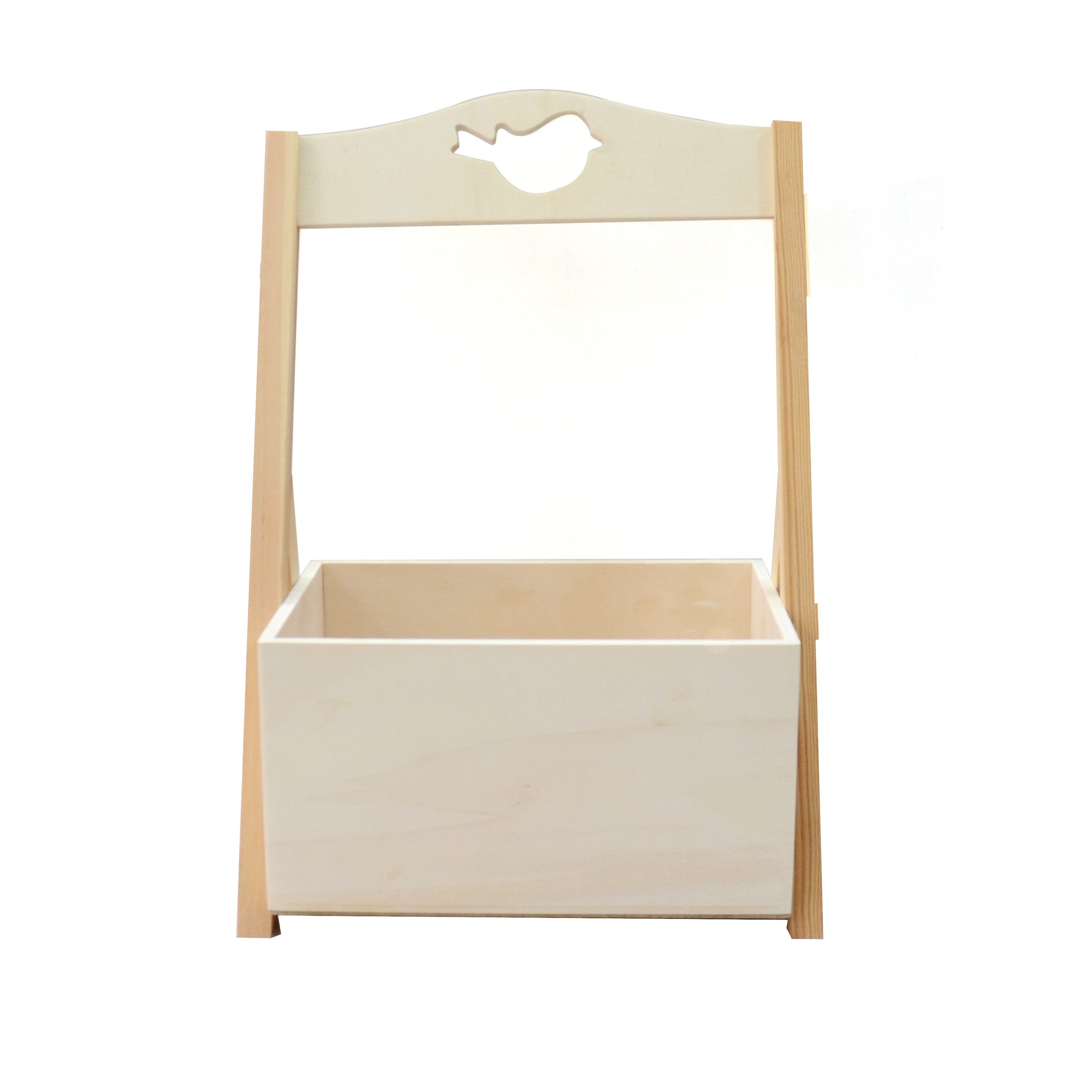 Bizart Çiçeklik Masif Ahşap