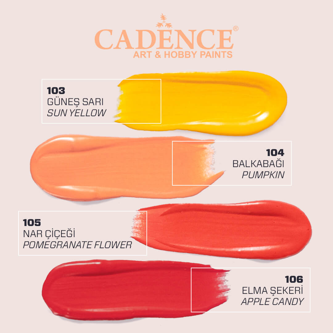 Güneş Sarı Cadence Multisurface Akrilik Boya H103 - 500 ML-138116