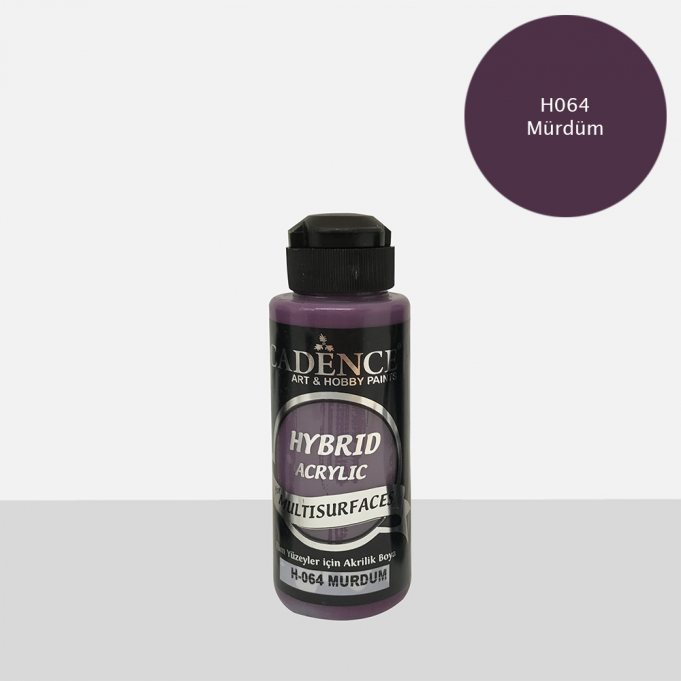 Mürdüm Cadence Multisurface Akrilik Boya H064 - 120 ML