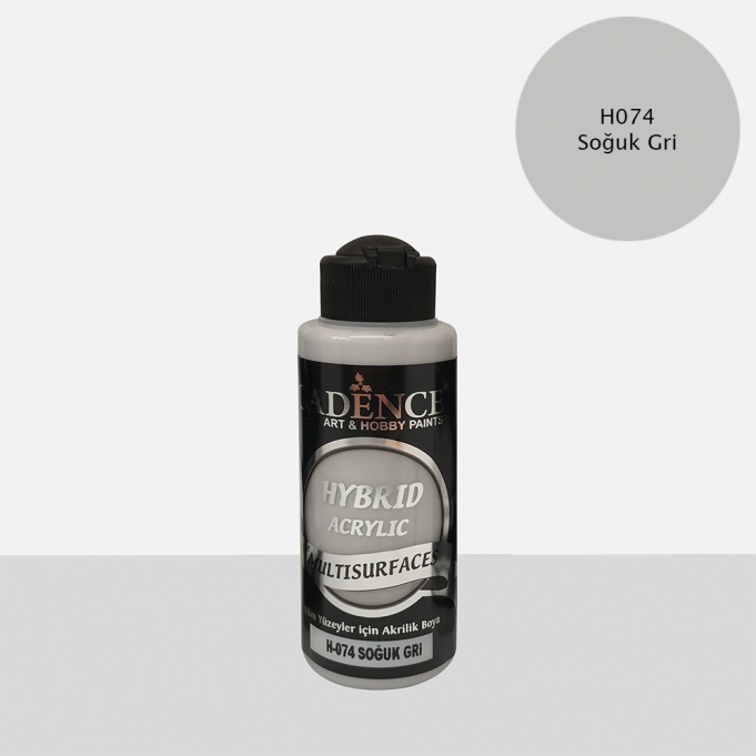 Soğuk Gri Cadence Multisurface Akrilik Boya H074 - 120 ML