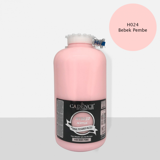 Bebek Pembe Cadence Multisurface Akrilik Boya H024 - 2000 ML	