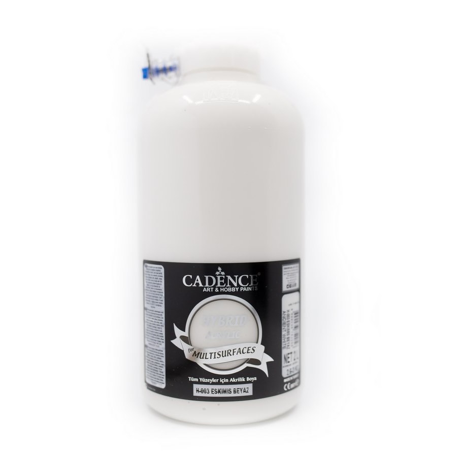 Eskimiş Beyaz Cadence Multisurface Akrilik Boya H003 - 2000 ML	