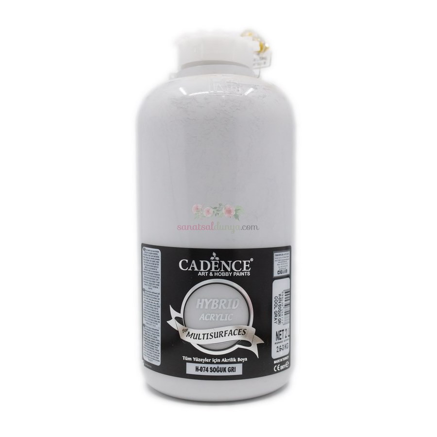 Soğuk Gri Cadence Multisurface Akrilik Boya H074 - 2000 ML