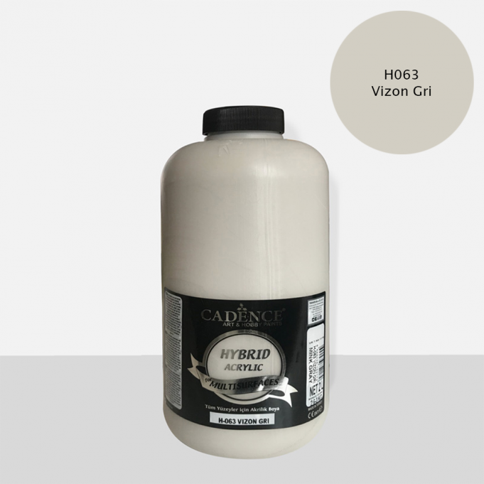 Vizon Gri Cadence Multisurface Akrilik Boya H063 - 2000 ML