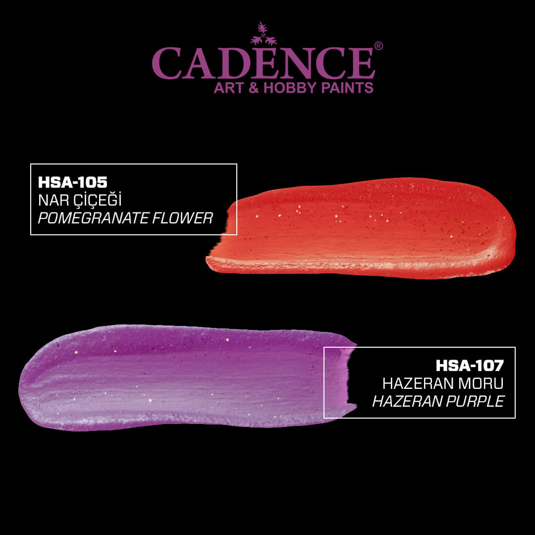 Nar Çiçeği Cadence Multisurface Altın Simli Akrilik Boya HSA105 - 120 ML-138631