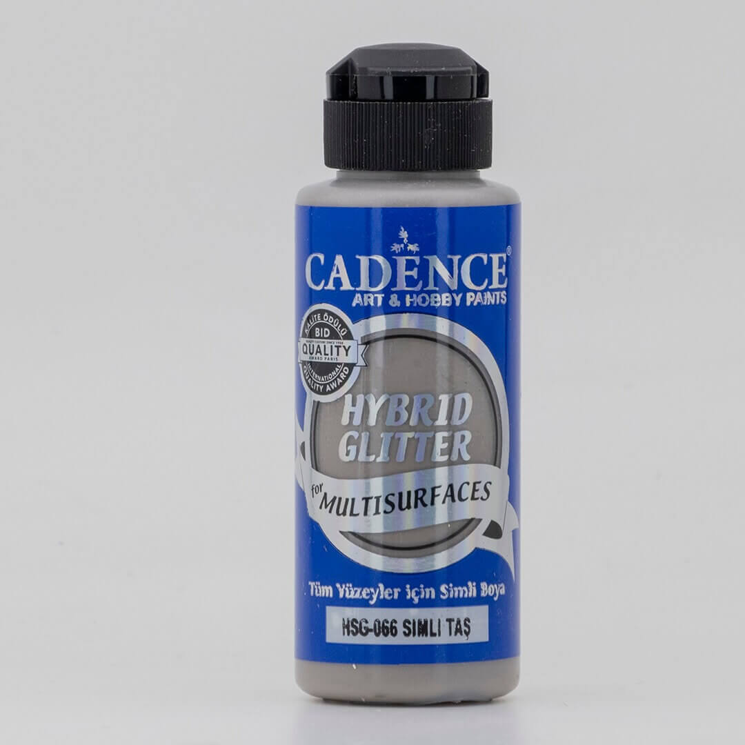Taş Cadence Multisurface Gümüş Simli Akrilik Boya HSG066 - 120 ML