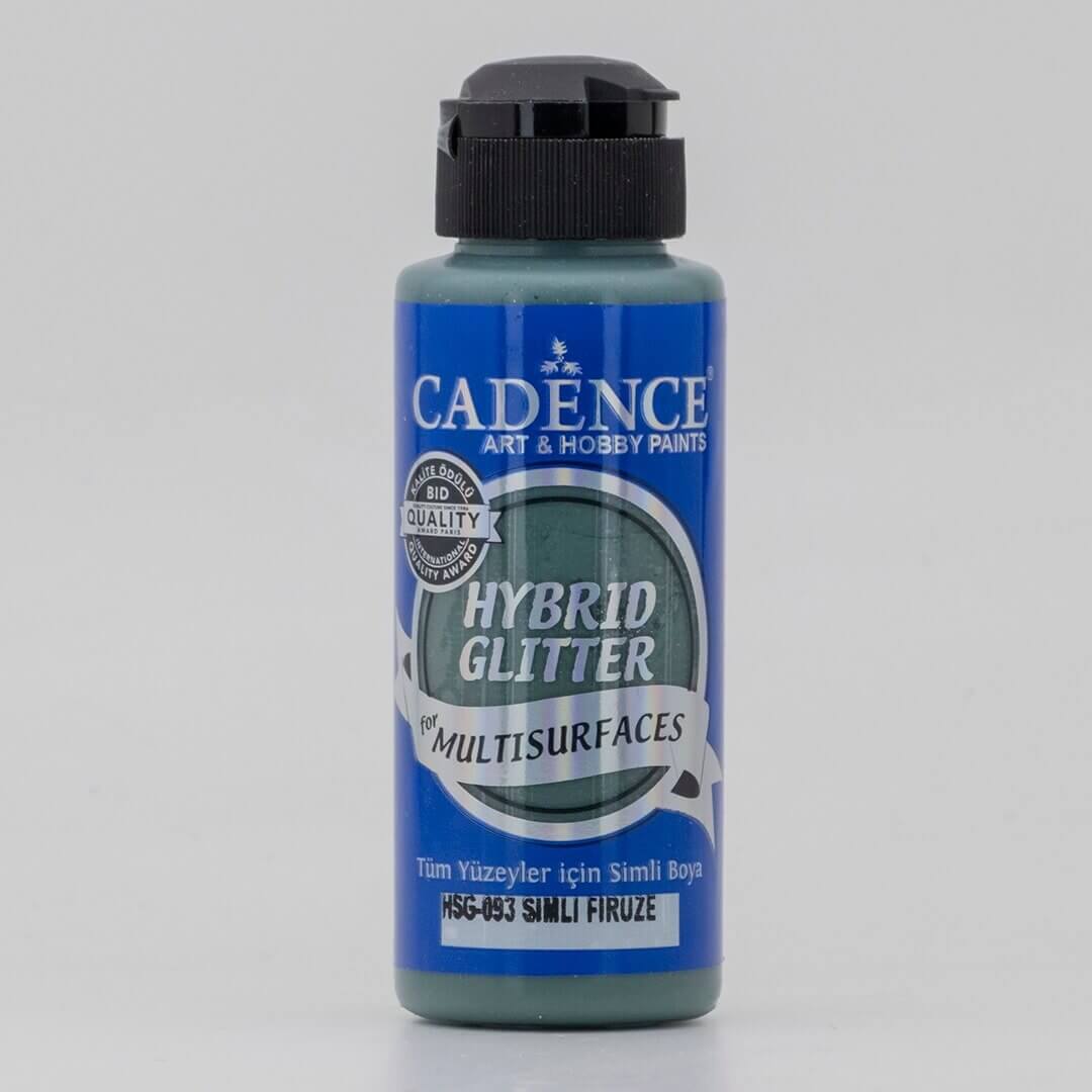 Firüze Cadence Multisurface Gümüş Simli Akrilik Boya HSG093 - 120 ML
