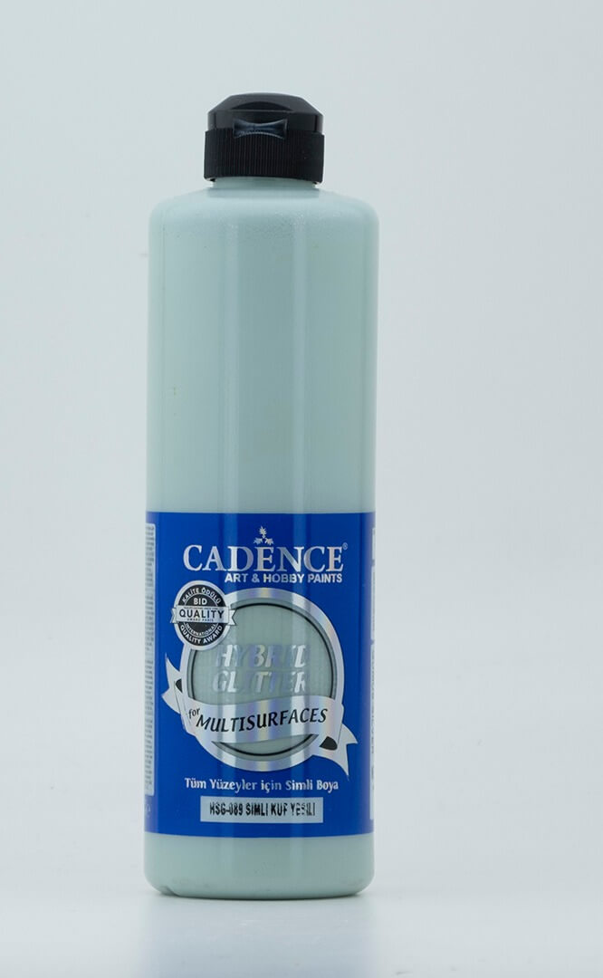 Küf Yeşili Cadence Multisurface Gümüş Simli Akrilik Boya HSG089 - 500 ML