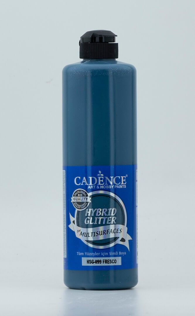 Fresco Cadence Multisurface Gümüş Simli Akrilik Boya HSG099 - 500 ML