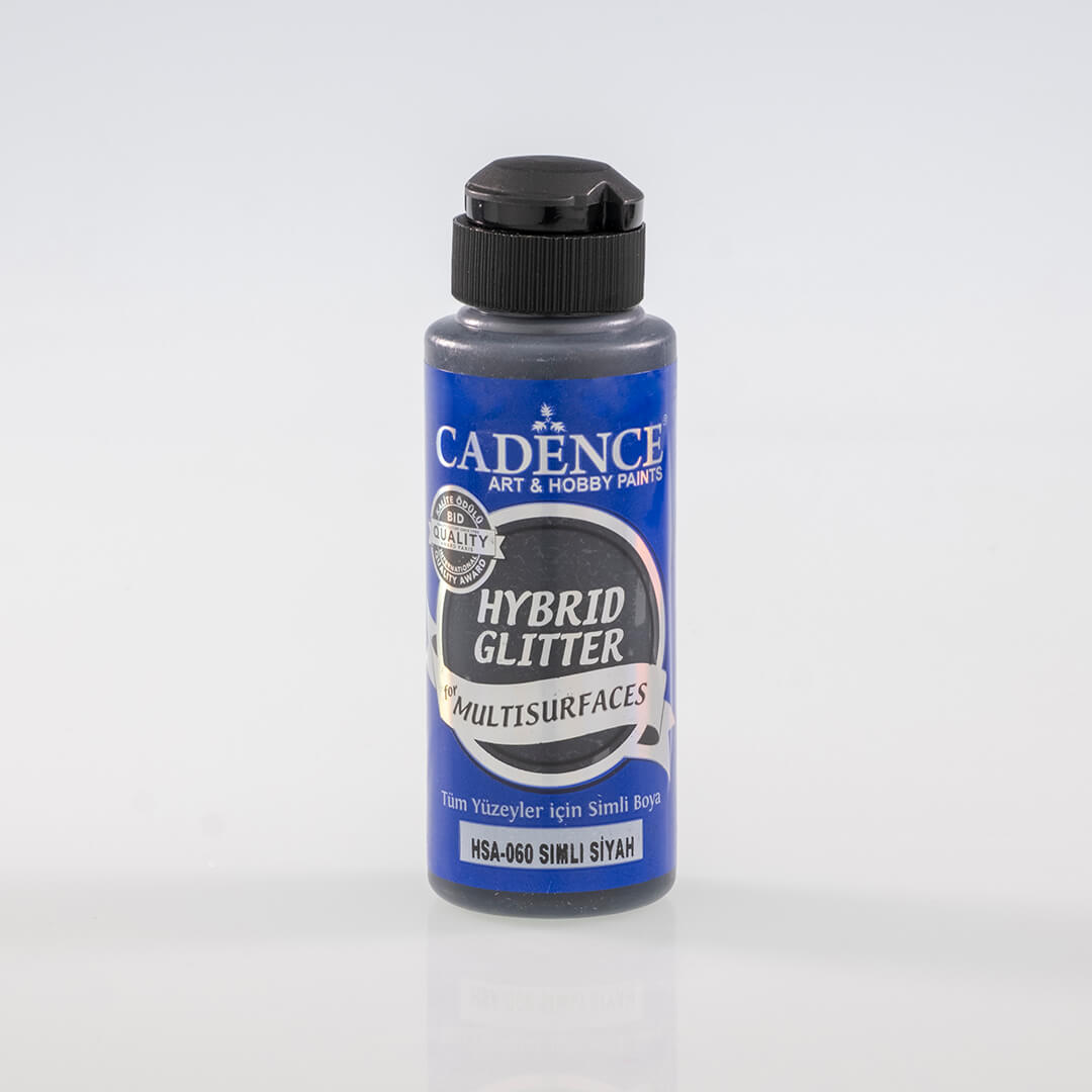 Siyah Cadence Multisurface Altın Simli Akrilik Boya HSA060 - 120 ML