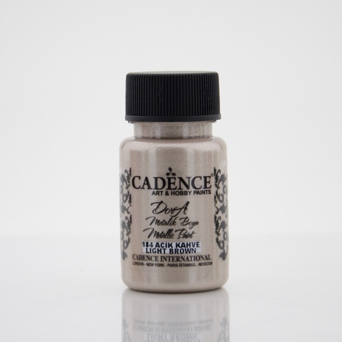 Açık Kahve Rengi Dora Metalik Boya 50 ml (cc) -184