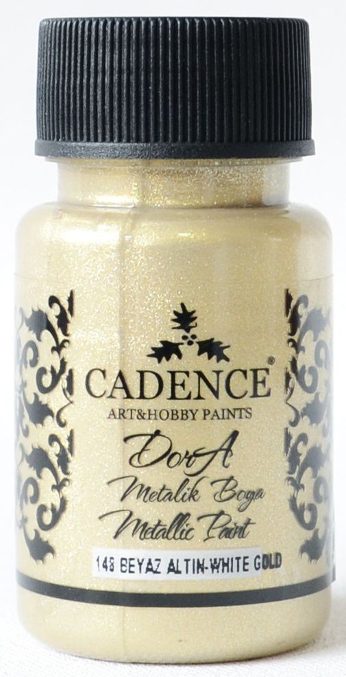 Beyaz Altın Cadence Dora Metalik Boya 50ML(cc) 148