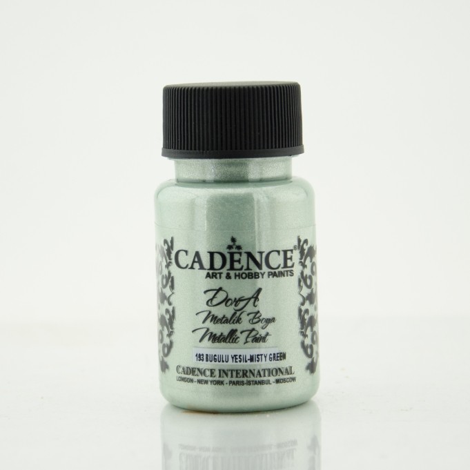 Buğulu Yeşil Rengi Dora Metalik Boya 50 ml (cc) -193