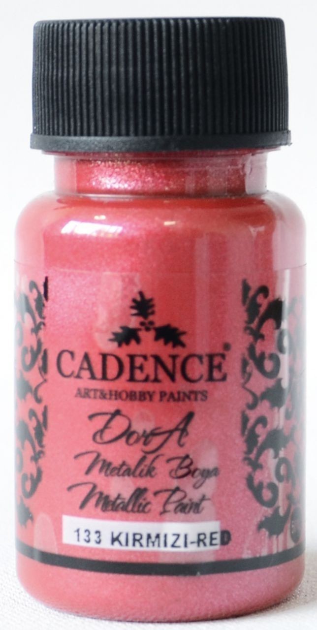 Kırmızı Cadence Dora Metalik Boya 50ML(cc) 133