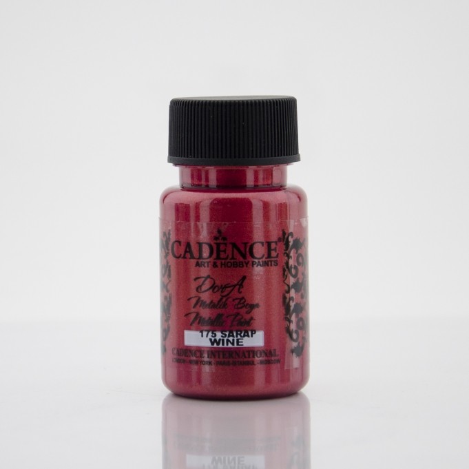 Şarap Rengi Dora Metalik Boya 50 ml (cc) -175