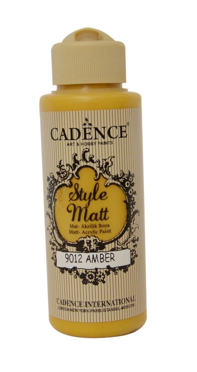 S9012 Amber Mat Akrilik Boya - 120ML