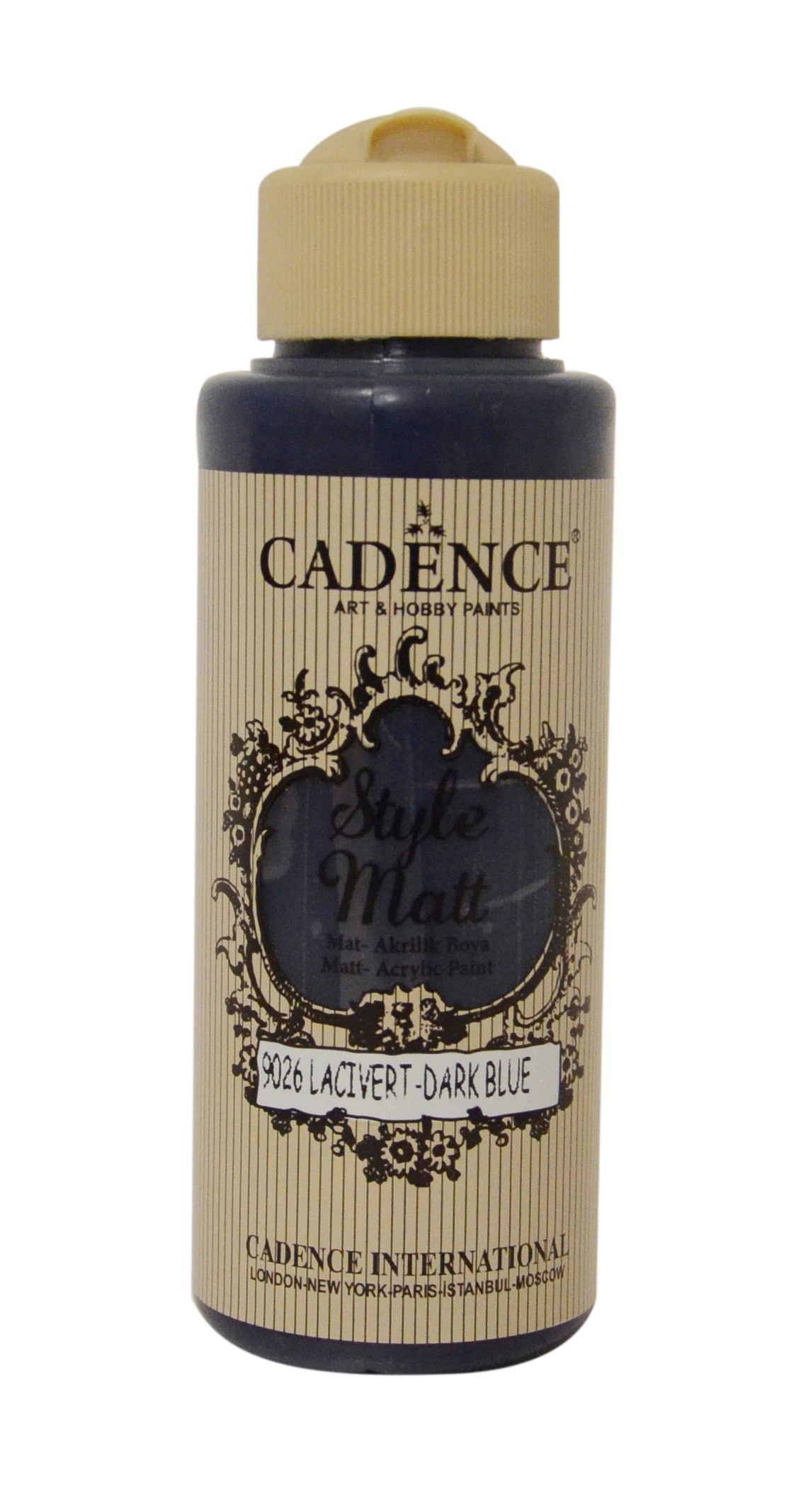 S9026 Koyu Lacivert Mat Akrilik Boya - 120ML