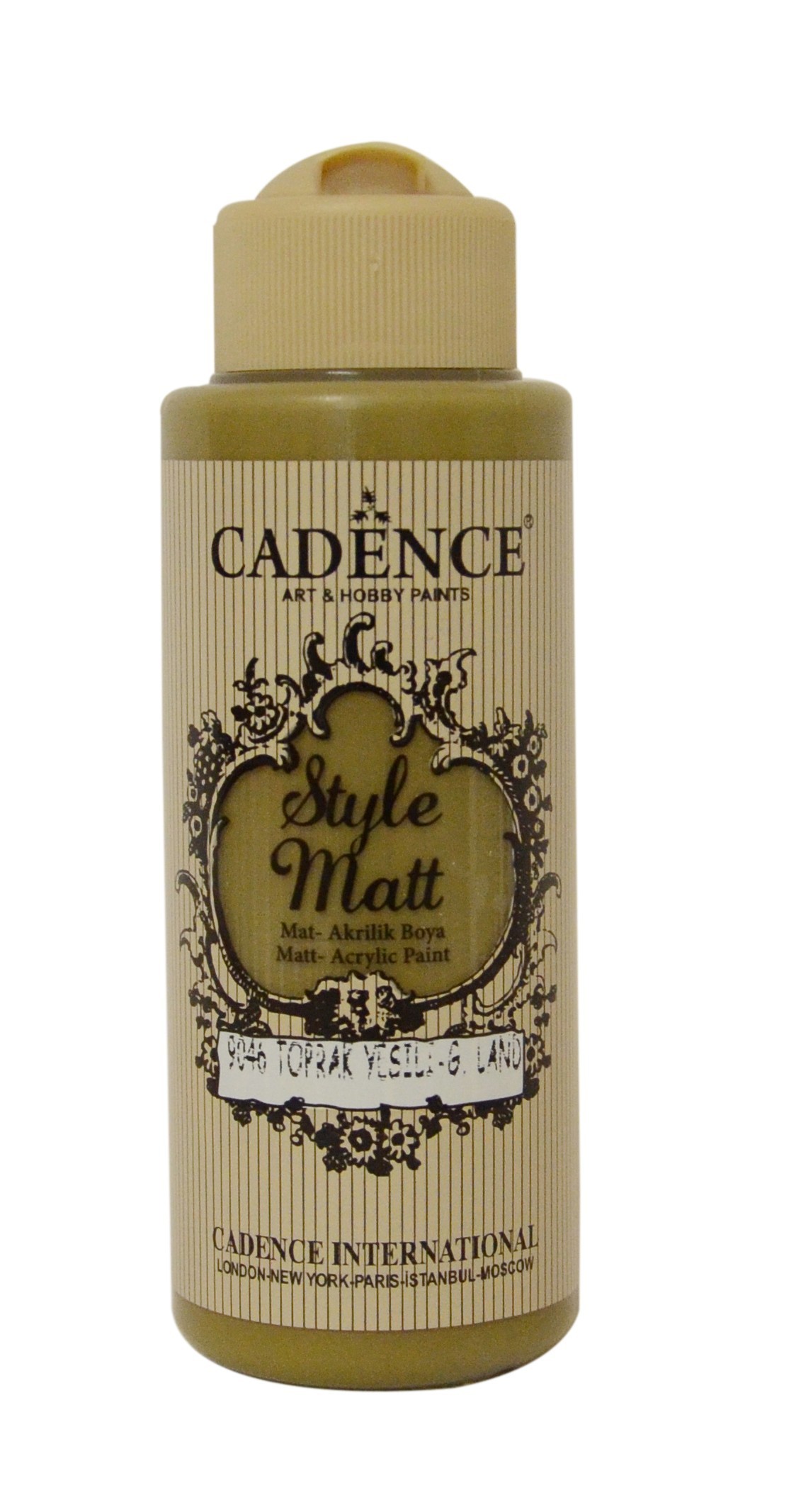 S9046 Toprak Yeşil Mat Akrilik Boya - 120ML