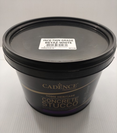 Cadence Duvar Kaplama Boyası - İnce Beyaz 3kg-143630