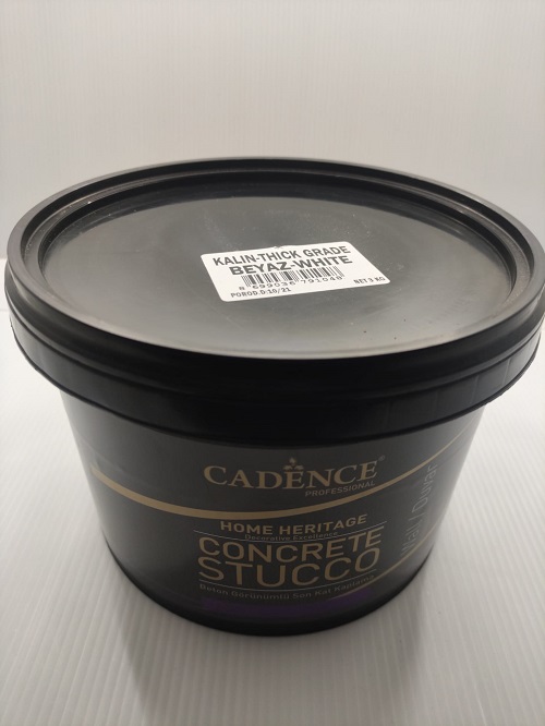 Cadence Duvar Kaplama Boyası - Kalın Beyaz 3kg-143632