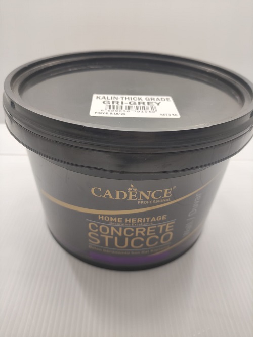 Cadence Duvar Kaplama Boyası - Kalın Gri 3kg-143636