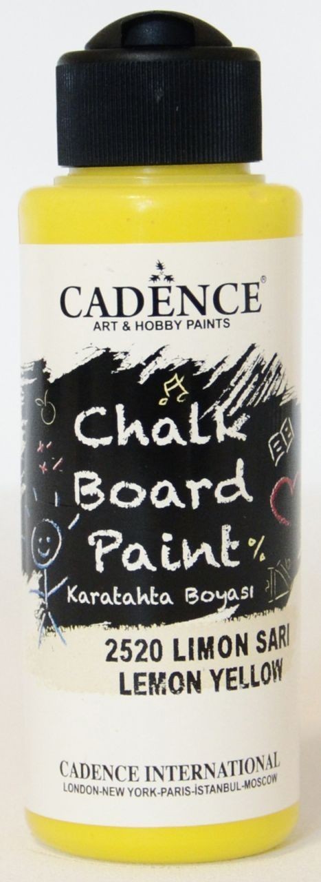 Limon Sarı Cadence Kara Tahta Boyası 120ML 2520