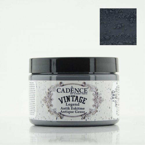 Cadence Vintage Legend - Antik Eskitme Boyası VL09 - Gri