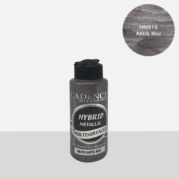 Antik Mor Cadence Metalik Multisurface Akrilik Boya HM816 120 ML