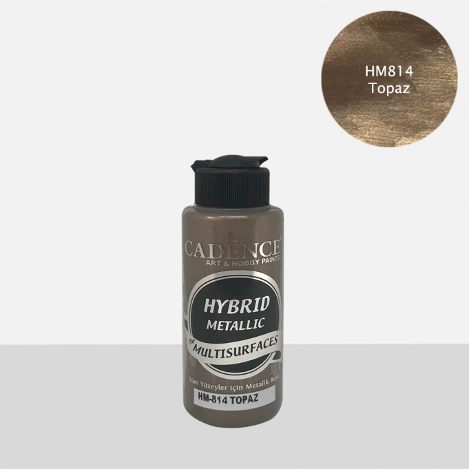 Topaz Cadence Metalik Multisurface Akrilik Boya HM814 120 ML