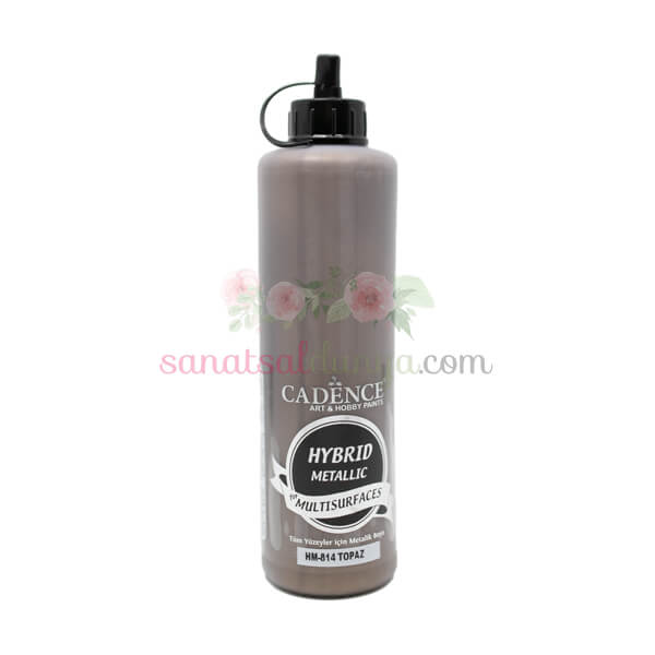 Topaz Cadence Metalik  Multisurface Akrilik Boya HM814 500 ML