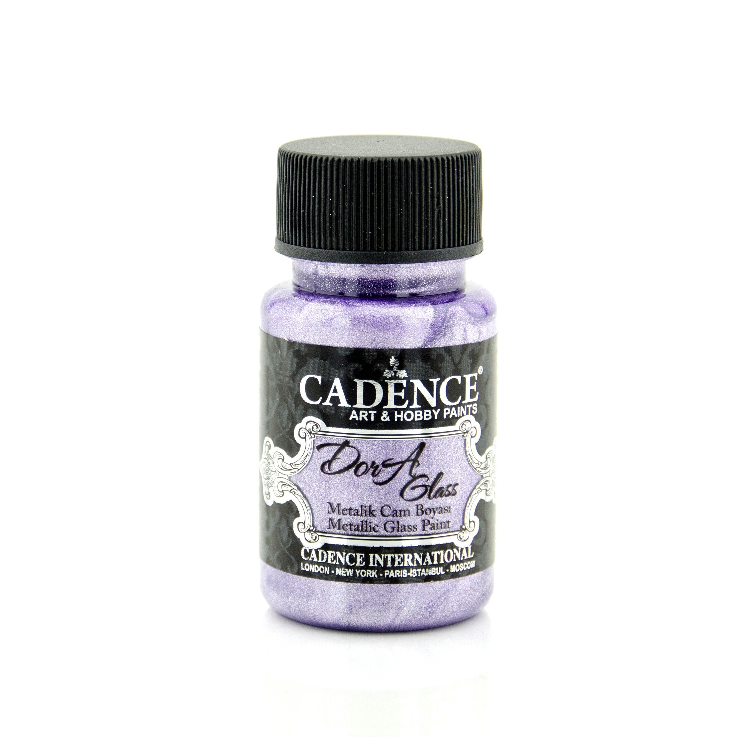 Dora Glass Buğulu Lila Renk Cam Boyası Cadence