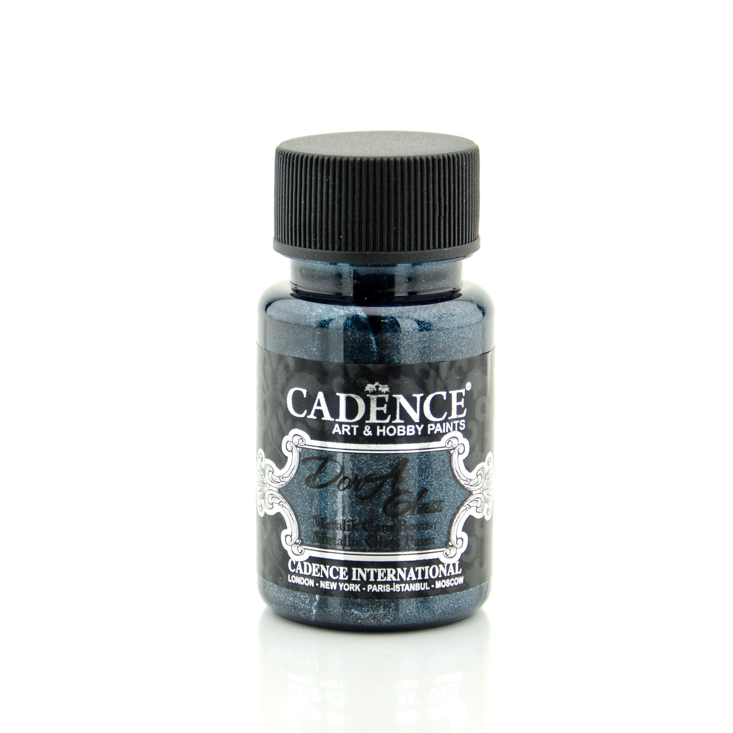 Dora Glass Koyu Turkuaz Renk Cam Boyası Cadence