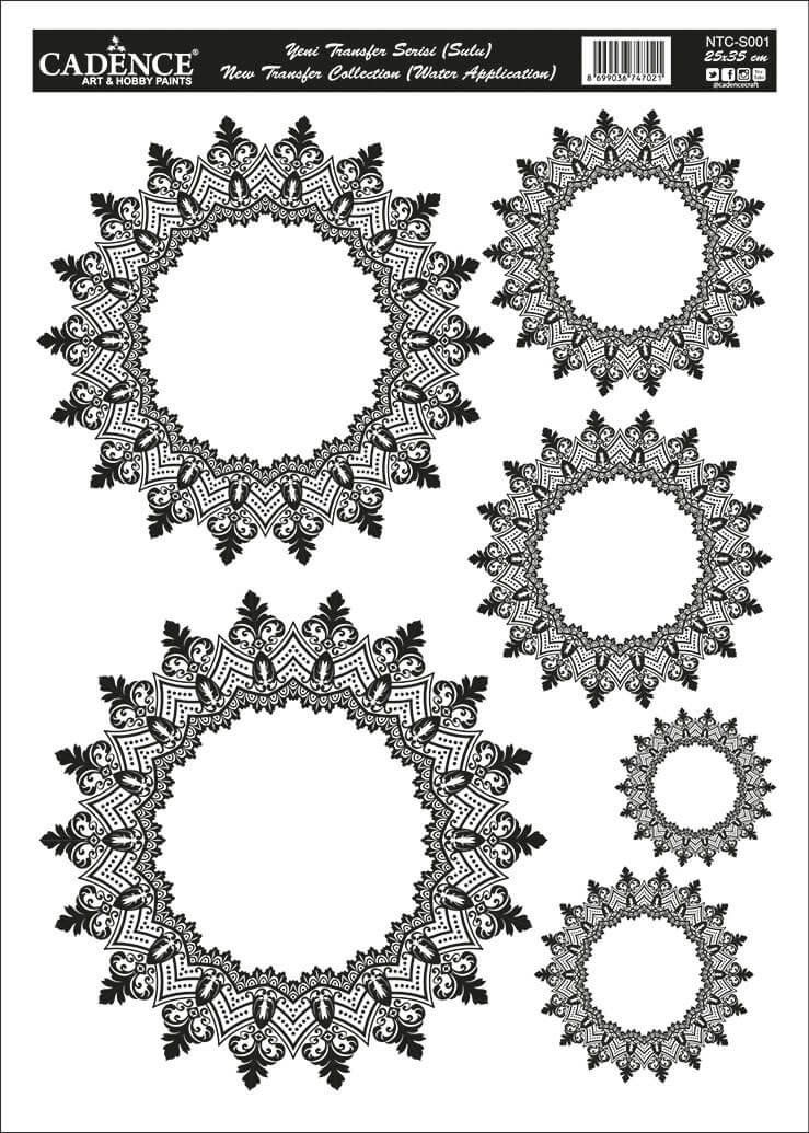 NTC001 25x35 Dantel Transfer