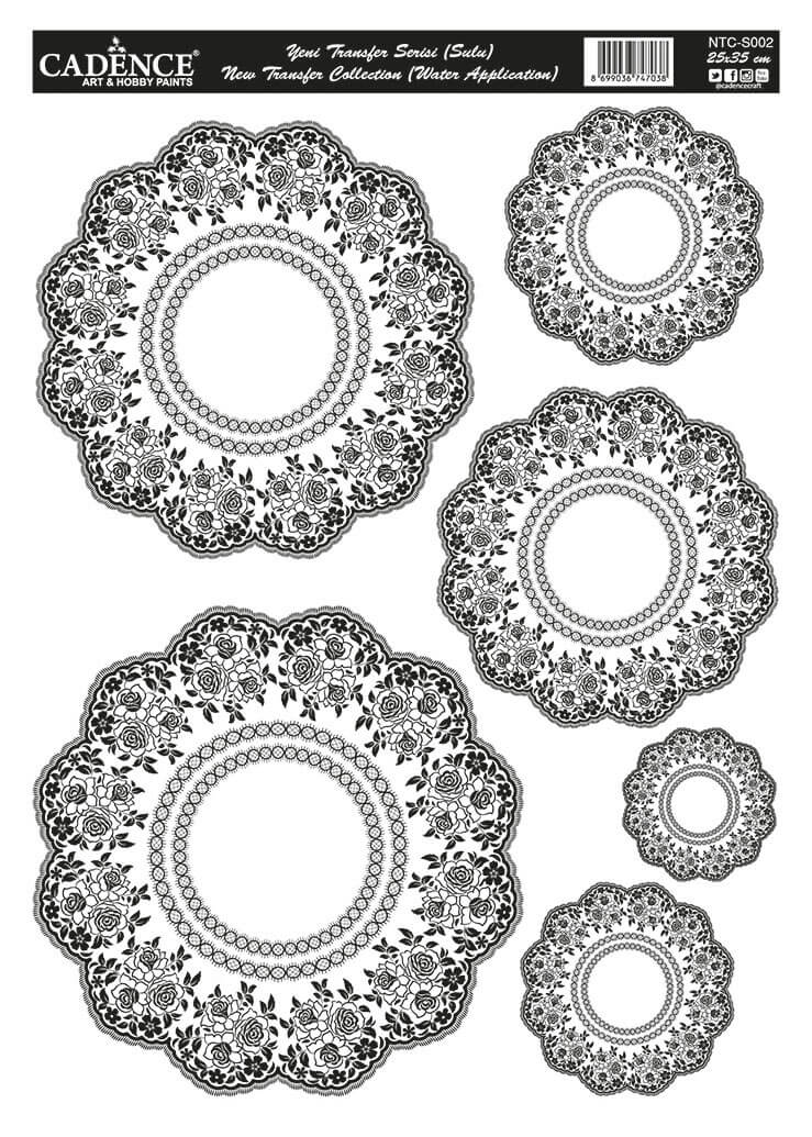 NTC002 25x35 Dantel Transfer
