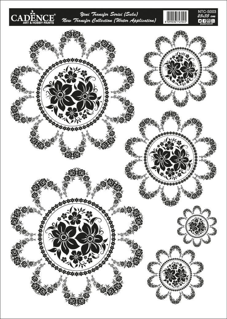 NTC003 25x35 Dantel Transfer