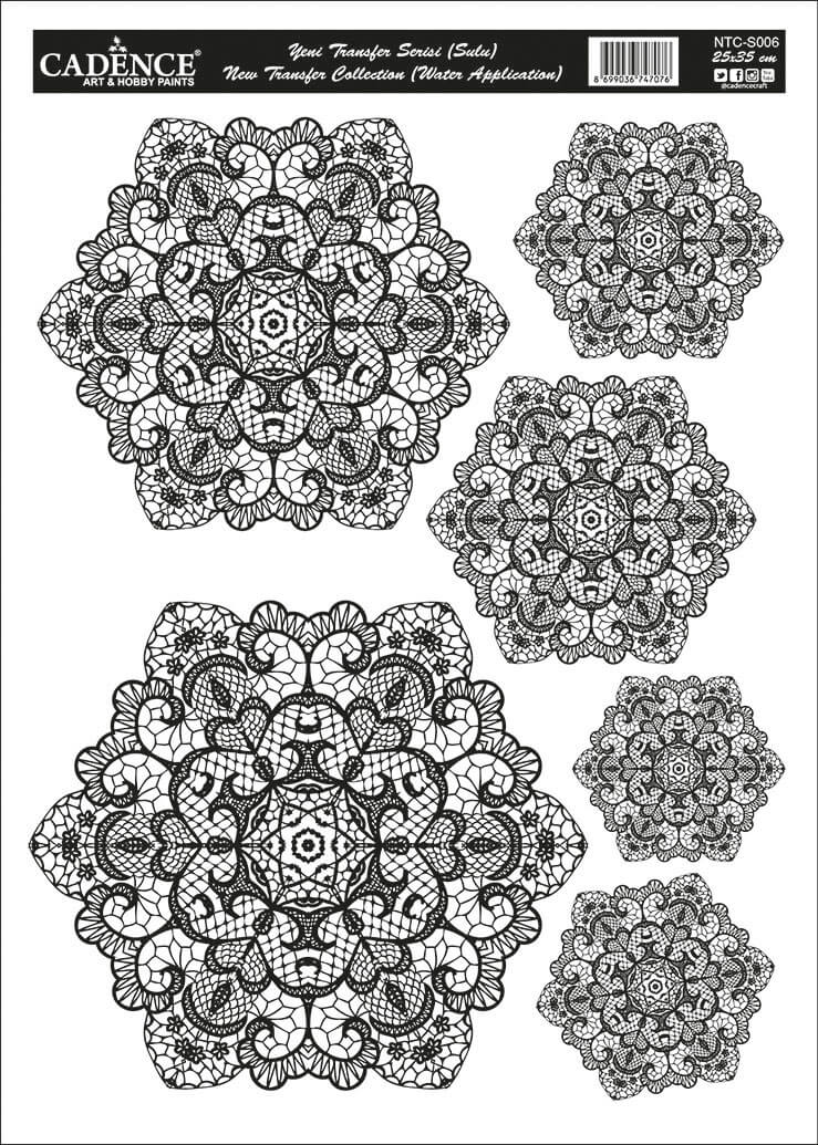 NTC006 25x35 Dantel Transfer
