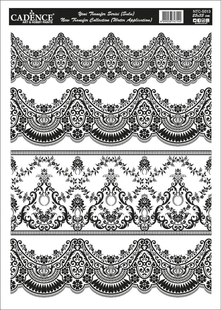 NTC013 25x35 Dantel Transfer