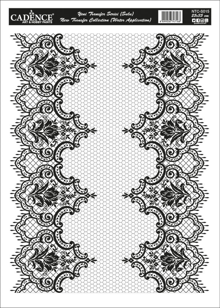 NTC015 25x35 Dantel Transfer