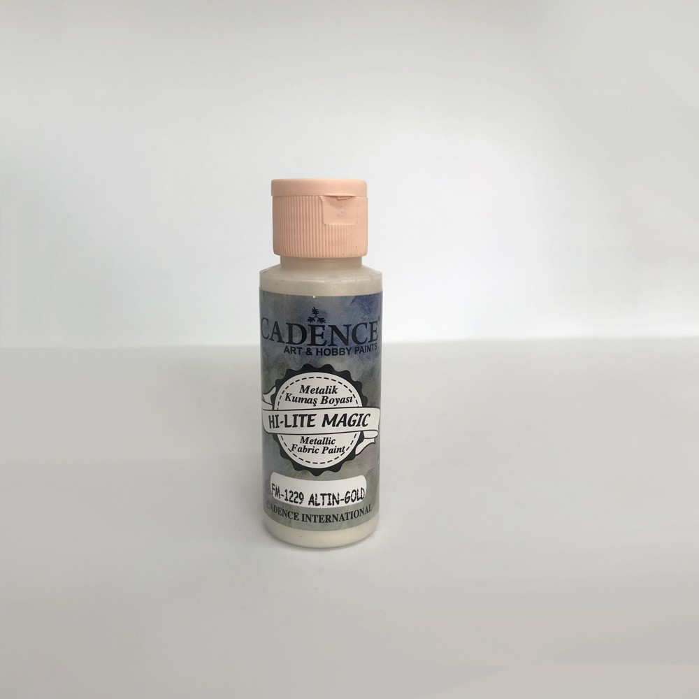 Altın Cadence Hi-lite Metalik Kumaş Boyası 59ML