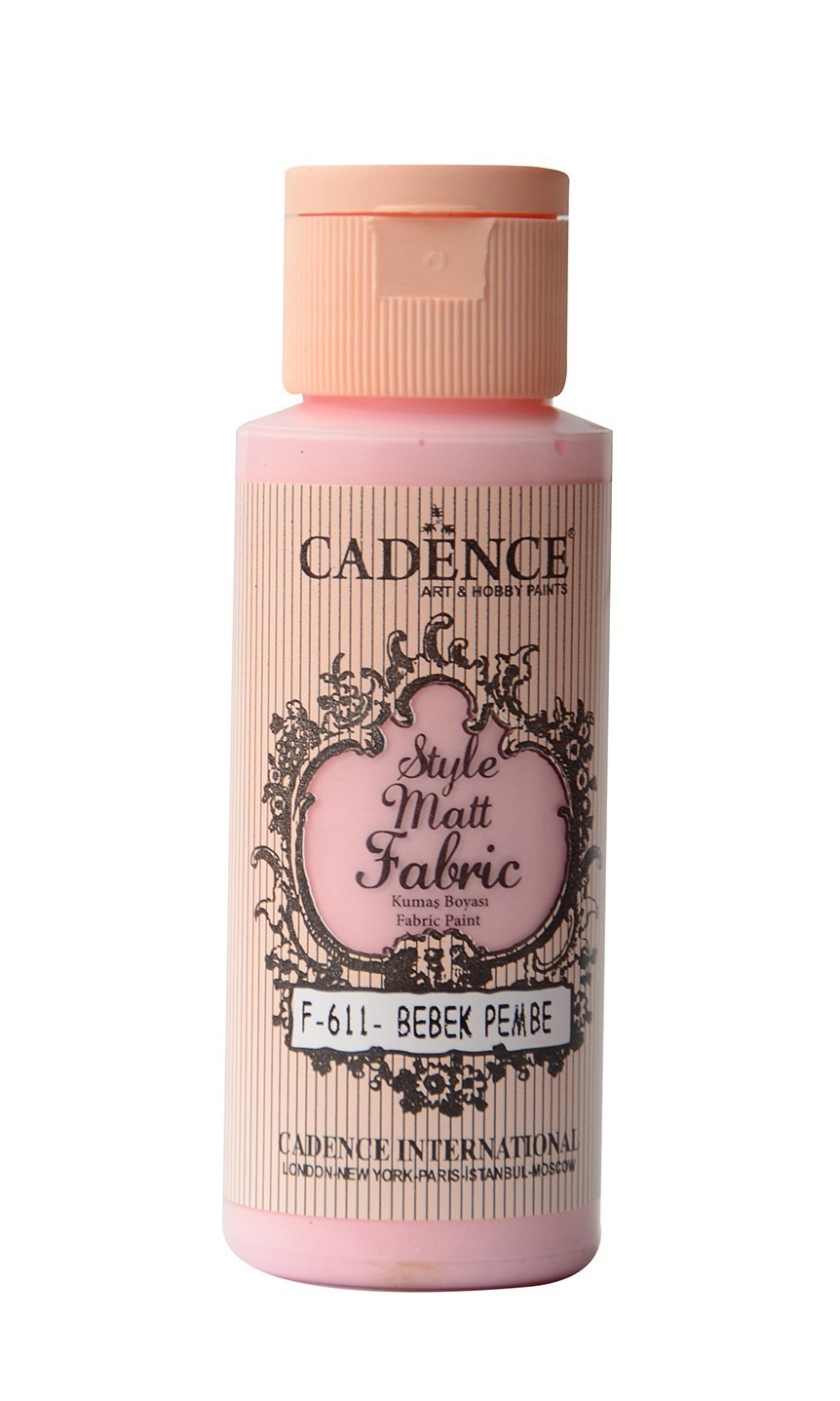 611 Bebek Pembe Kumaş Boyası 59ML(cc)
