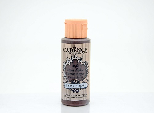649 Koyu Kahve Kumaş Boyası 59ML(cc)
