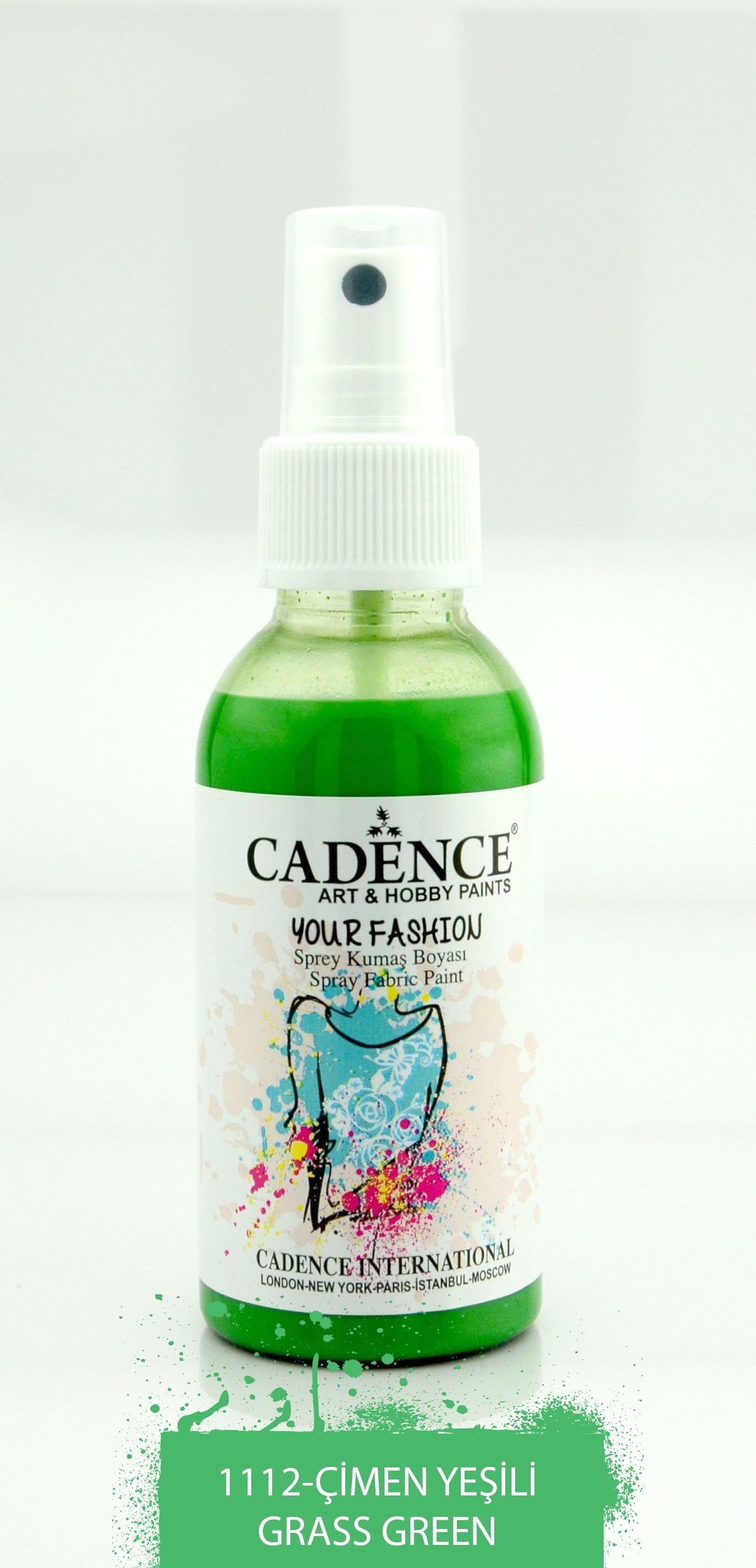 1112 Çimen Yeşil Sprey Kumaş Boyası