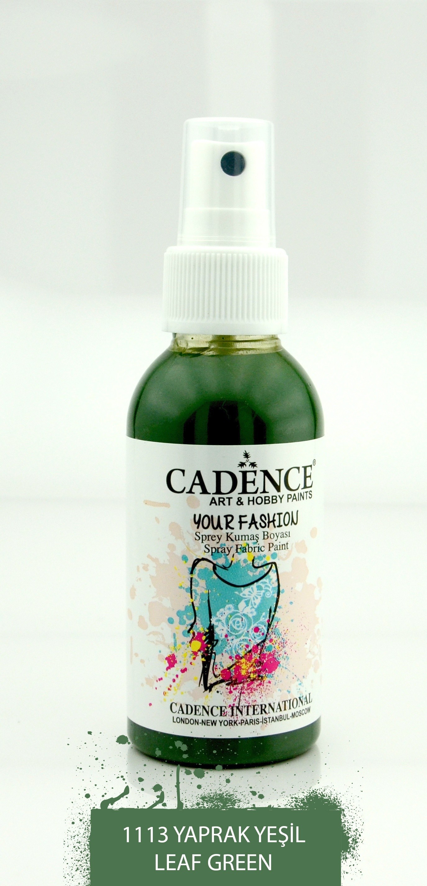 1113 Yaprak Yeşil Sprey Kumaş Boyası