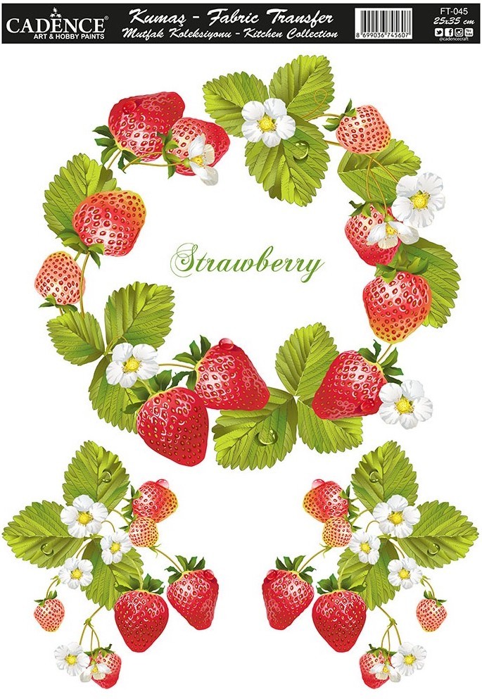 Cadence Kumaş Transfer Mutfak Koleksiyonu 25x35 KT45