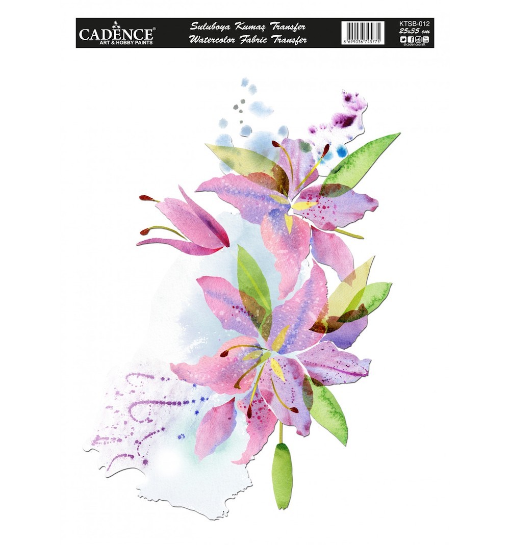 Cadence Sulu Boya Kumaş Transfer 012